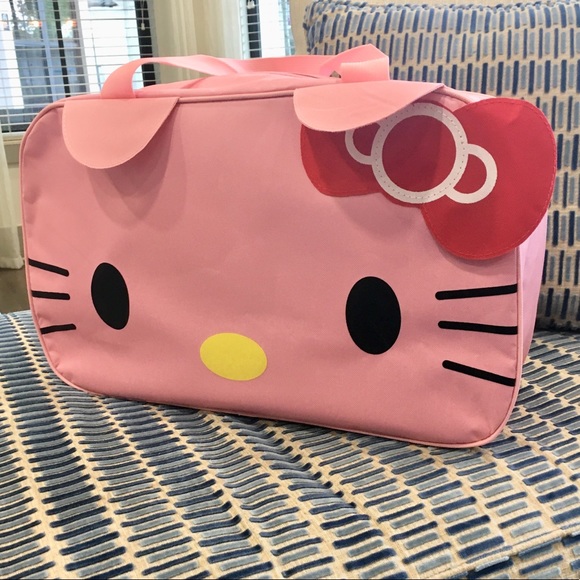 Hello Kitty Large Pink Duffle Travel Gym Bag - Picture 6 of 8